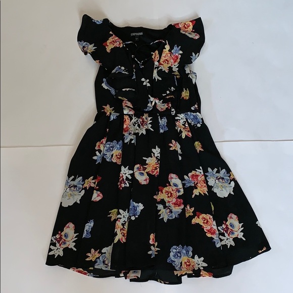 Express Floral Dress size 2 - Picture 4 of 4